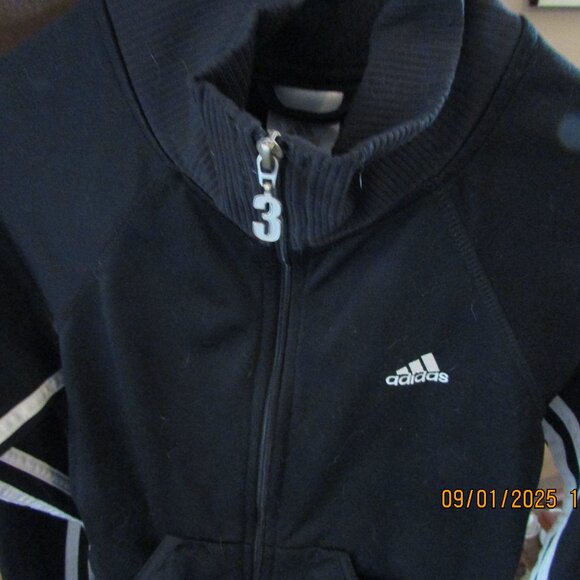 adidas Womens Essentials Warm-up Slim 3-Stripes Track Top - Picture 2 of 4